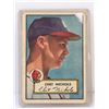 Image 1 : 1952 TOPPS CHET NICHOLS BASEBALL CARD