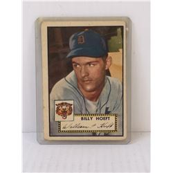 1952 TOPPS BILLY HOEFT BASEBALL CARD