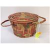Image 1 : ANTIQUE INDIGENOUS WOVEN BASKET FROM MARYS