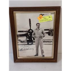 WW2 GENERAL SWEENEY HIROSHIMA COMMANDER SIGNED PIC