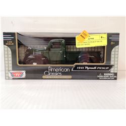 1941 PLYMOUTH PICKUP TRUCK DIECAST MODEL