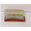 Image 1 : VINTAGE OLYMPIA HARMONICA IN CASE