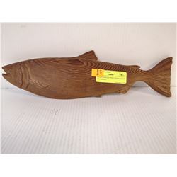 HAND CARVED WEST COAST CEDAR FISH HAIDA