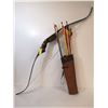 Image 1 : VINTAGE HIGH TENSION BOW WITH ARROWS