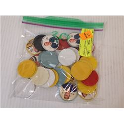 LOT OF 30 1960S SHERRIFF PUDDING HOCKEY COINS