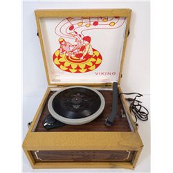 ANTIQUE EATONS VIKING RECORD PLAYER WORKS (NO