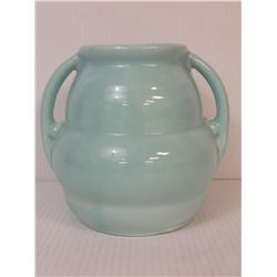 BLUE GLAZED MED ALTA POTTERIES POT WITH HANDLES