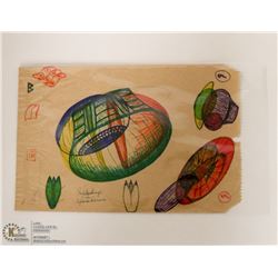 MARY BORGSTROM ORIGINAL POTTERY DRAWING