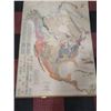 Image 1 : GEOLOGICAL WALL MAP OF N. AMERICA BY GEORGE STOSE