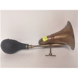 ANTIQUE BRASS AUTOMOBILE HORN COLLECTIBLE