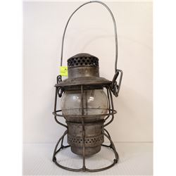 HIRAM PIPER CO CNR RAILWAY LANTERN
