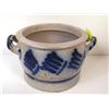 Image 1 : ANTIQUE SALT GLAZED COBALT BLUE POTTERY. ESTATE