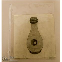 MARY BORGSTROM ORIGINAL POTTERY DRAWING