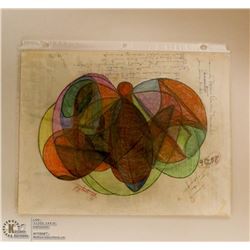 MARY BORGSTROM ORIGINAL POTTERY DRAWING