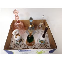 LOT OF 6 COLLECTIBLE BELLS