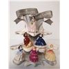 Image 1 : ROYAL DOULTON STAND WITH 6 MINIATURE ROYAL DOULTON