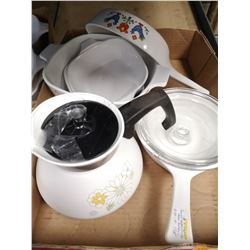 SET OF 6 MIXED DESIGN CORNING WARE