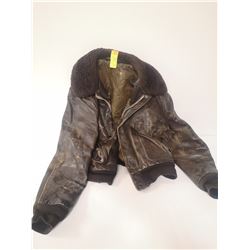 VINTAGE MOTORCYCLE LEATHER BOMBER JACKET "L"