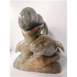 BELUGA WHALE SOAPSTONE