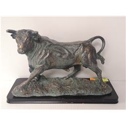 BRONZE BULL STATUE