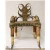 Image 1 : 1890 CREE MADE BISON HORN CHAIR ONION LAKE CREE