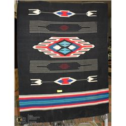 ANTIQUE NAVAJO BLANKET HAND MADE INDIGENOUS
