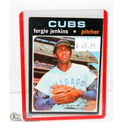 1970 OPEECHEE BASEBALL CARD FERGIE JENKINS HOF
