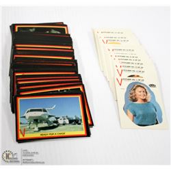 1984 V TV SHOW TRADING CARD SET