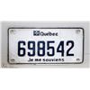 Image 1 : VINTAGE QUEBEC MOTORCYCLE PLATE