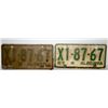 Image 1 : PAIR OF 1967 ALBERTA LICENSE PLATES
