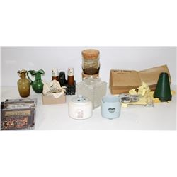 BOX OF ASSORTED ESTATE COLLECTIBLES