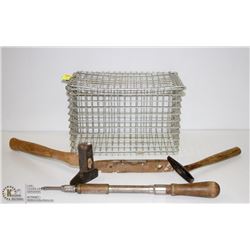 LOT OF ANTIQUE HAND TOOLS