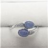 Image 1 : Silver Tanzanite Ring (~Size ADJUSTABLE), Suggested Retail Value $200