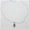 Image 2 : Silver Ruby 18"(0.6ct) Necklace, Suggested Retail Value $140
