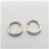 Image 2 : Silver Tanzanite Hoop Earrings (~weight 2.8g), Suggested Retail Value $140
