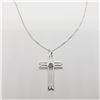 Image 2 : Silver Cz 18" Necklace, Suggested Retail Value $120
