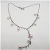 Image 2 : Silver Fresh Wate Pearl 16-18" 12G Necklace, Suggested Retail Value $300
