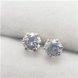 Silver Cubic Zirconia Earrings, Suggested Retail Value $240
