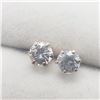 Image 1 : Silver Cubic Zirconia Earrings, Suggested Retail Value $240