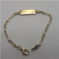 Silver "For Kid" 5.5" Bracelet, Suggested Retail Value $100
