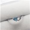 Image 2 : Silver Blue Topaz Ring (~Size 6), Suggested Retail Value $100