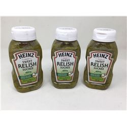 Lot of Heinz Sweet Relish 3 x 375ml