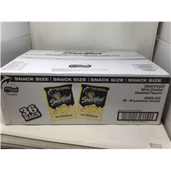 Case of Smartfood Cheddar popcorn 36x45g
