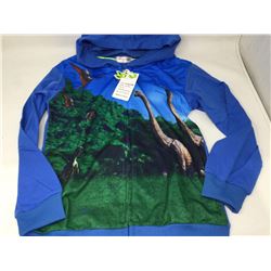 Boys Small Dinasour Zip up Hoodie