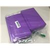 Image 1 : Lot of 2 mind reader purple foam yoga blocks