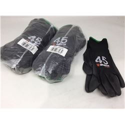 Lot of 12 wurth rubber coated work gloves