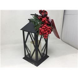 10 inch LED covered outdoor christmas lantern