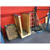 Image 1 : ASSORTED DOLLIES, BROOMS & SHOVELS