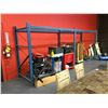 Image 2 : 5 - BLUE 7 FT LIGHT DUTY PALLET RACKING UPRIGHTS, 6 - 8 FT CROSS BEAMS