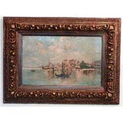 STUNNING B. Xaver  Venice  Oil Painting c.1900 #1315749